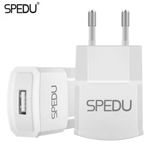 SPEDU 5V1A ЕС вилка USB настенное зарядное устройство адаптер для iphone xs 7 8 samsung Xiaomi redmi note 7 Быстрая зарядка для мобильных телефонов huawei
