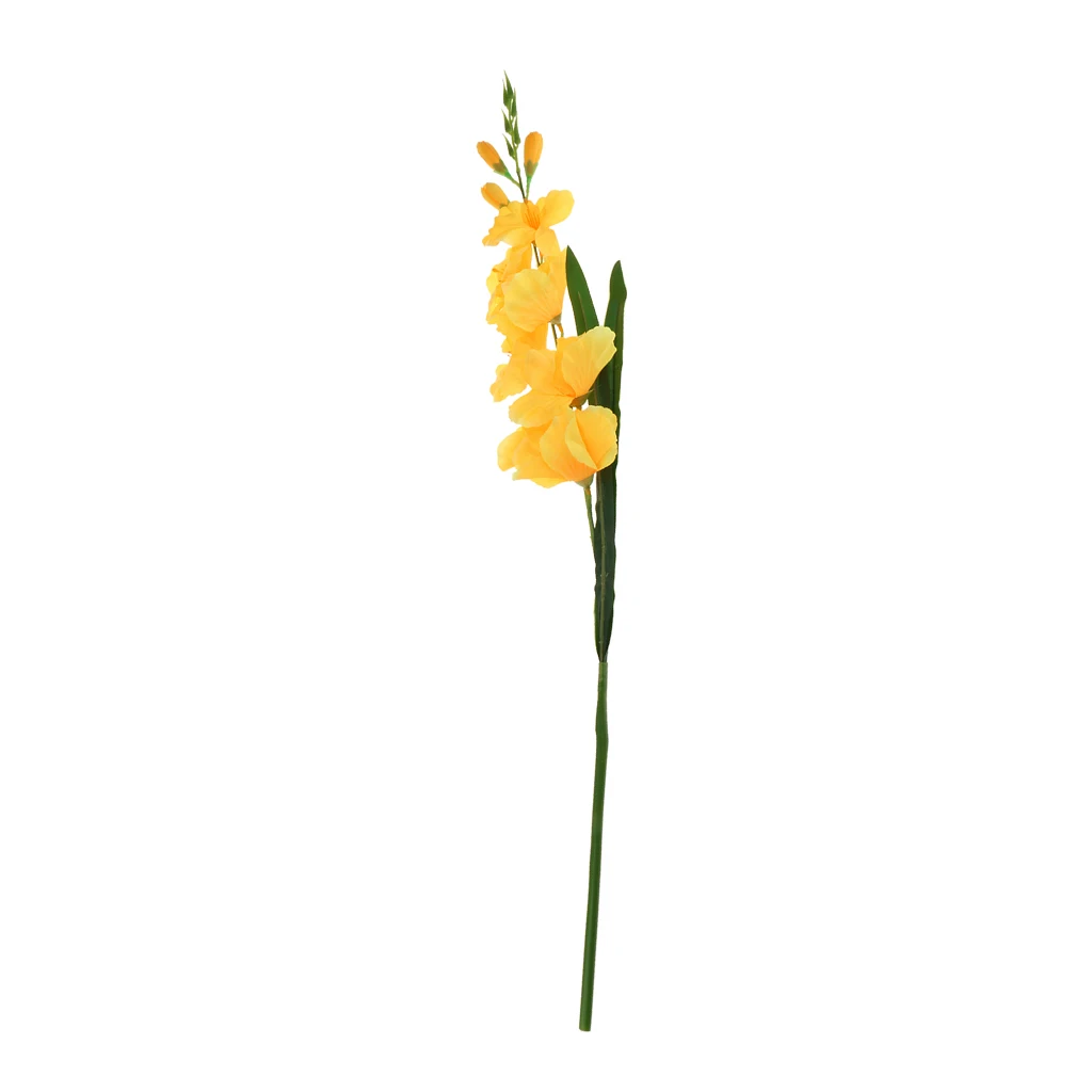 Artificial Gladiolus Spray for Home Wedding Party Restaurant Office & Birthday Party Event Decoration Arrangement Decor Supply 