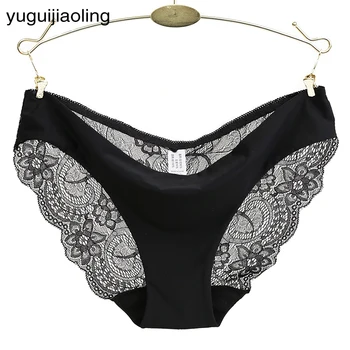 yuguijiaoling Women's Lace Low Rise Seamless Traceless