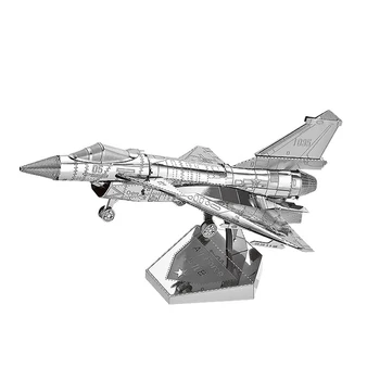 

2017 HK Nan yuan 3D Metal Puzzle Air force J-10B DIY Laser Cut Puzzles Jigsaw Model For Adult Child Kids Educational Toys
