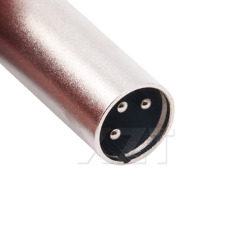 3 Pin XLR Plug Nickel Plated Coupler Male Gender Changer Audio Microphone DJ Adapter