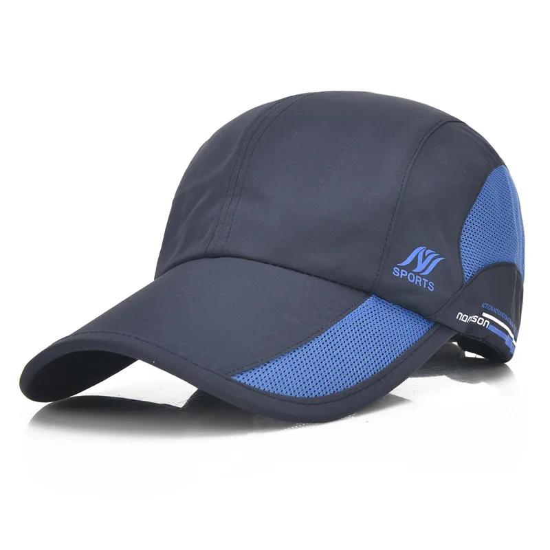 

2019 New Sport Cap Hat Women Quick Dry Cap Workout Gym Running Caps Outdoor Waterproof Hat Men Sport Hat UV Protection Visor Cap