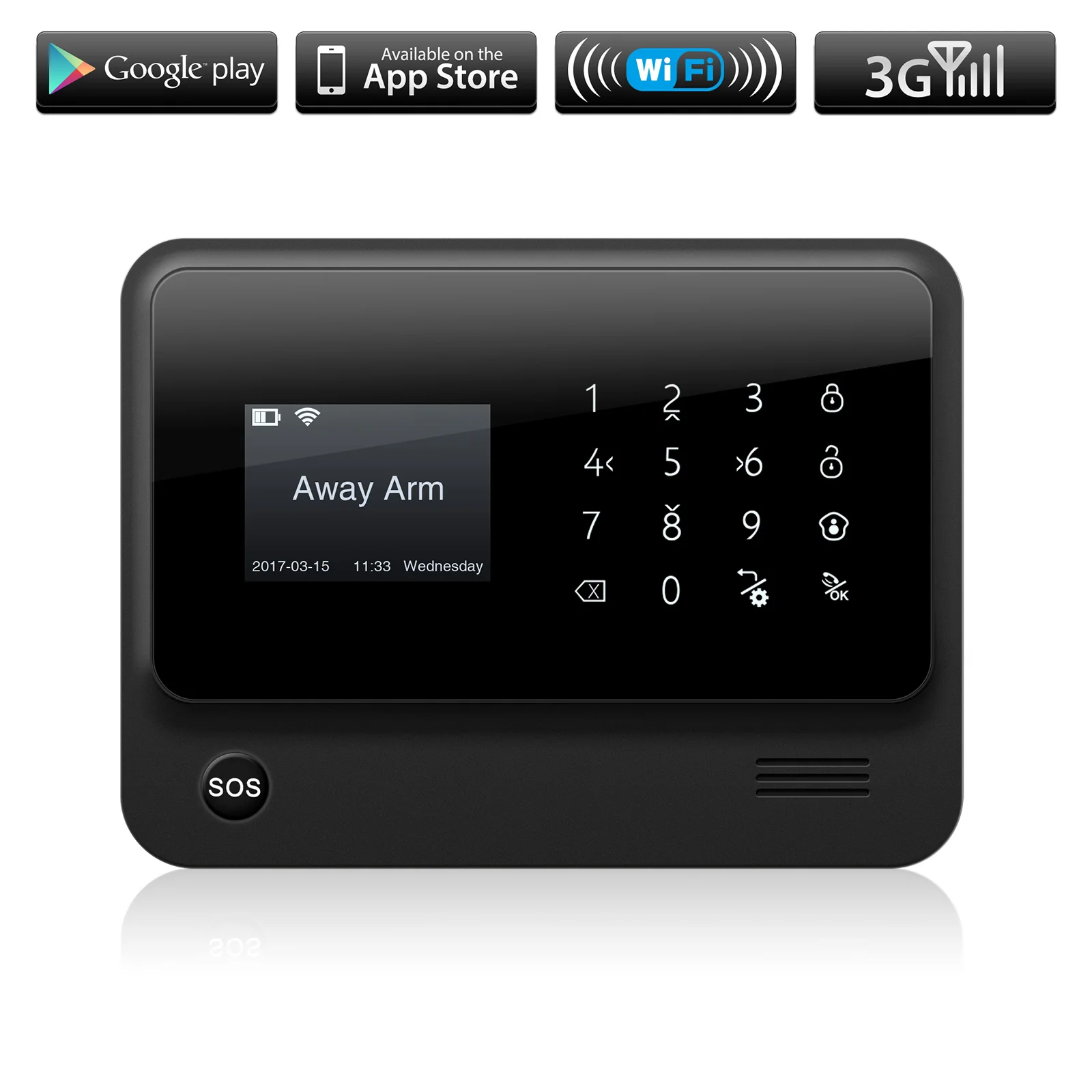 Fuers новинка 2019 G90B 3G 2 4G Wi Fi GSM SMS беспроводная домашняя система безопасности IOS Android