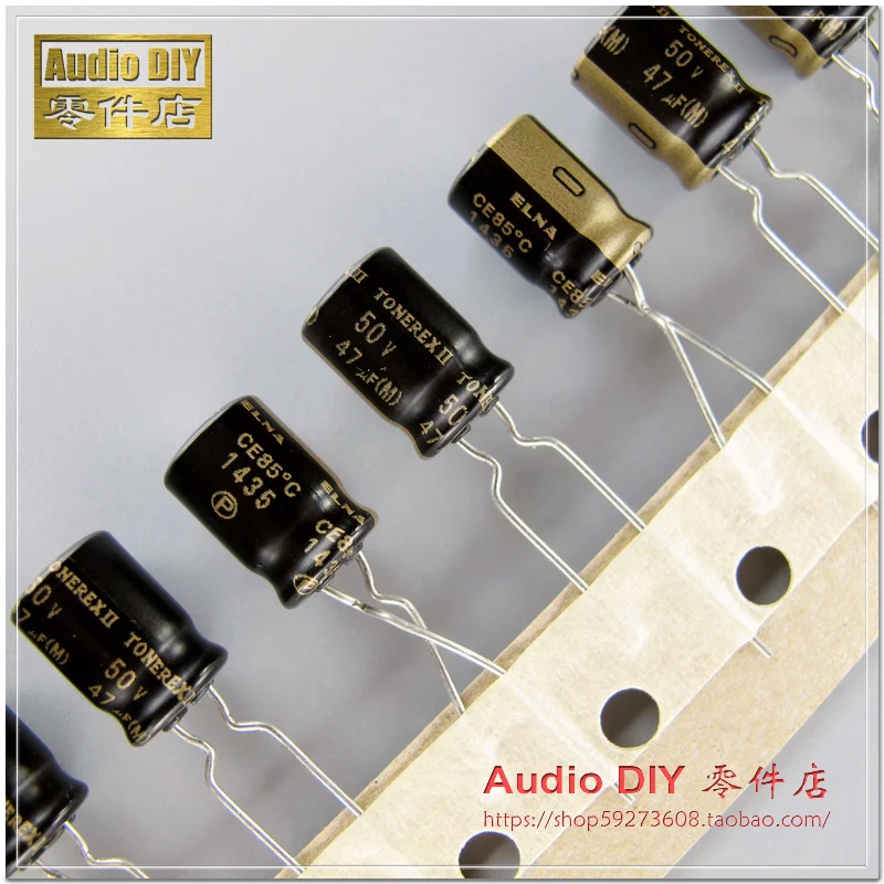 10pcs 30pcs Elna Tonerex Ii Generation 47uf 50v Audio Electrolytic Capacitors In The Original Box Packaging Free Shipping Capacitors Aliexpress
