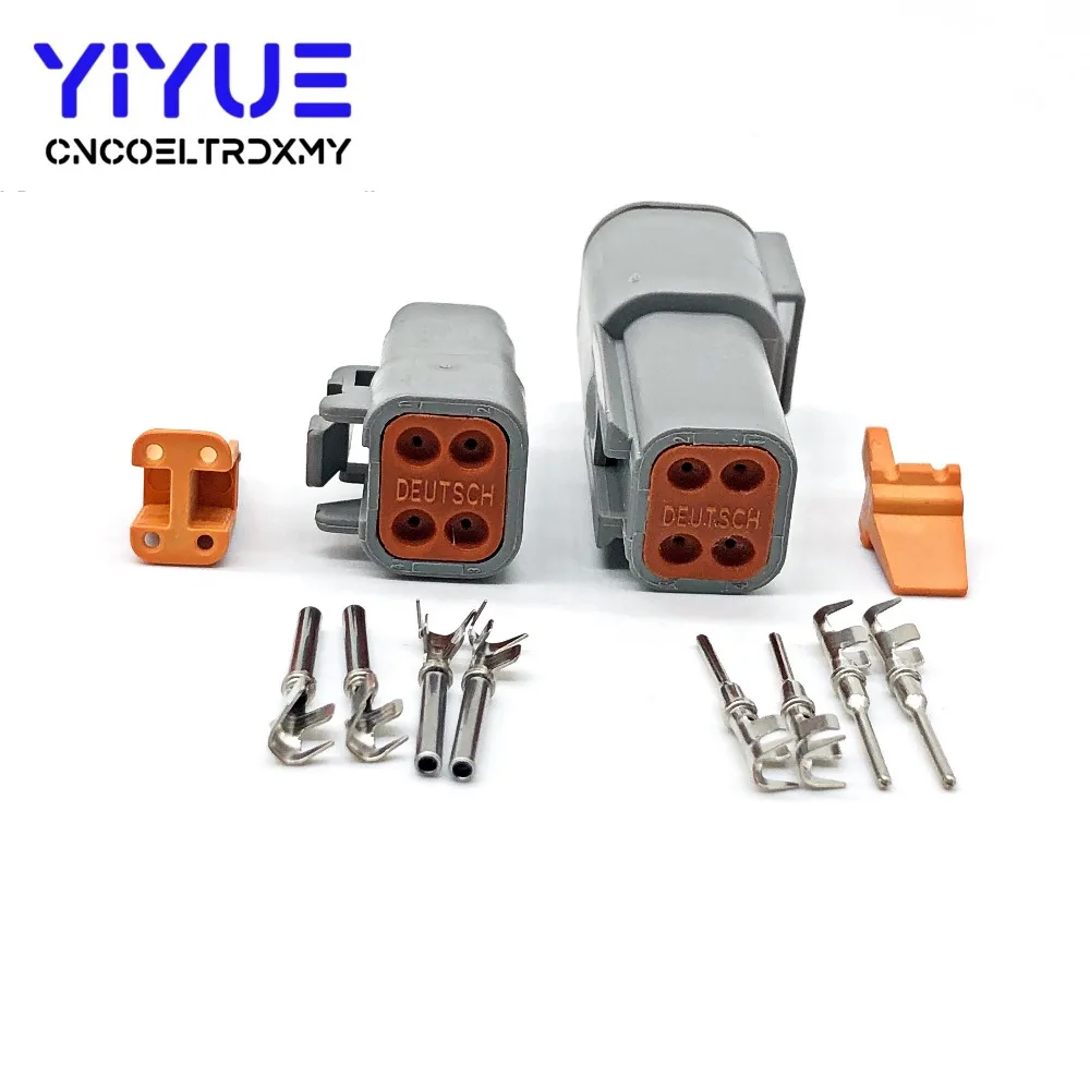 10 Sets 4 Pin Deutsch DTM Wire Connector DTM06 4S/ATM06 4S DTM04 4P