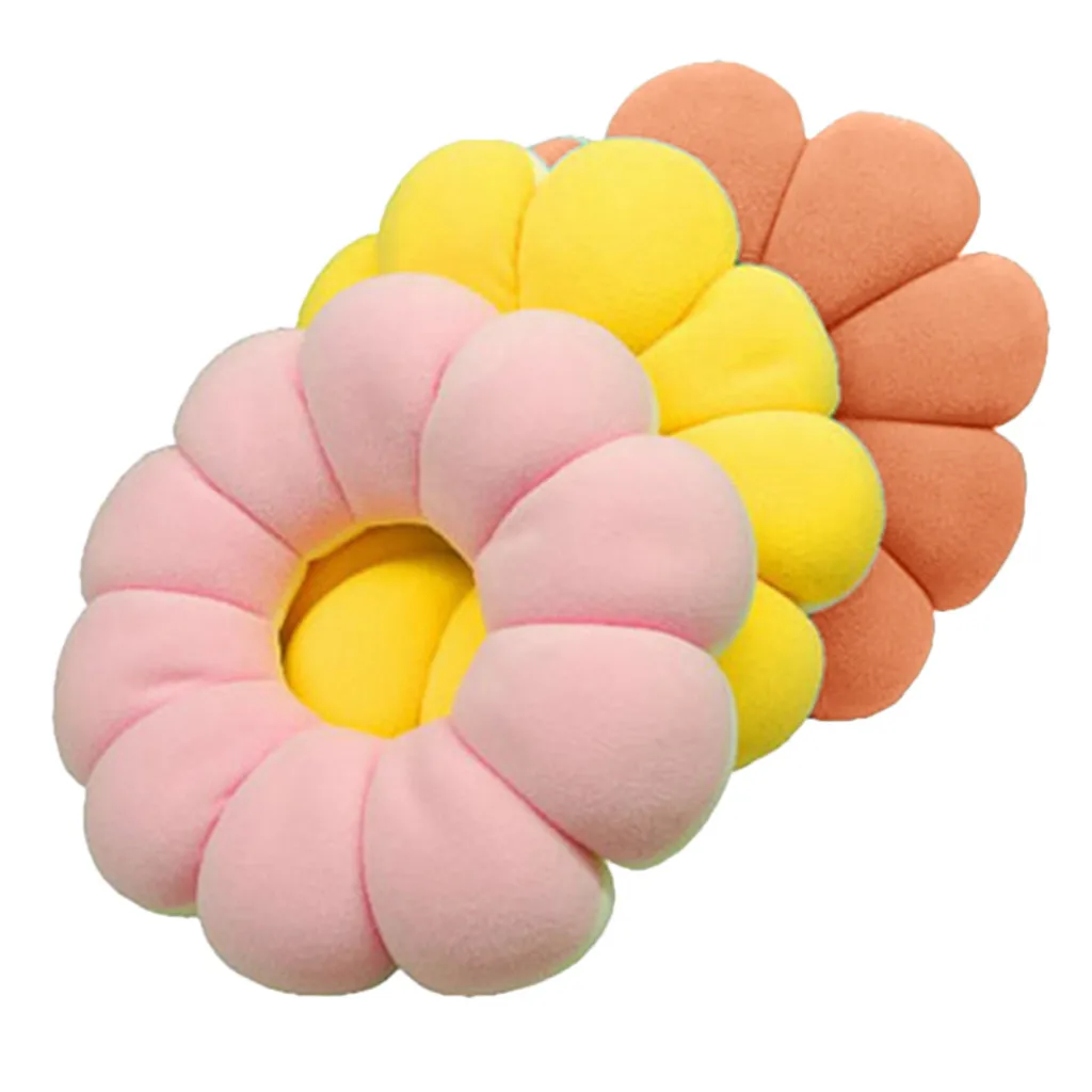 

TENSKE Flowers Shape Pillow Donut Multifunctional Cushions Cervical Lumbar Pillow Sofa Office Travel Pillows DropShip May31
