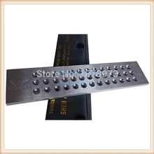 Размер отверстия 5,10-7,00 мм Круглый Карбид вольфрама волочильная доска 20 отверстий ювелирные изделия нарисованные пластины