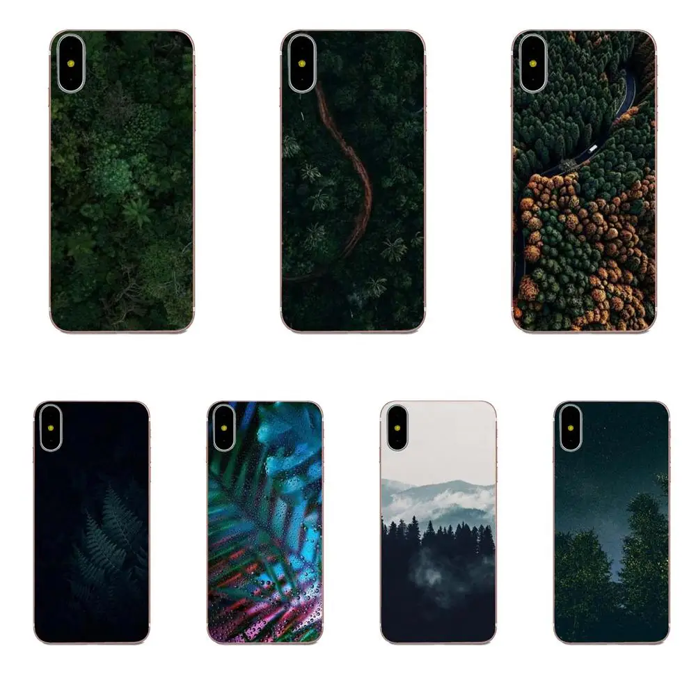ТПУ розничная продажа Новая мода зеленый лес для Huawei Mate 7 8 9 10 20 P8 P9 P10 P20 P30 Lite Plus Pro