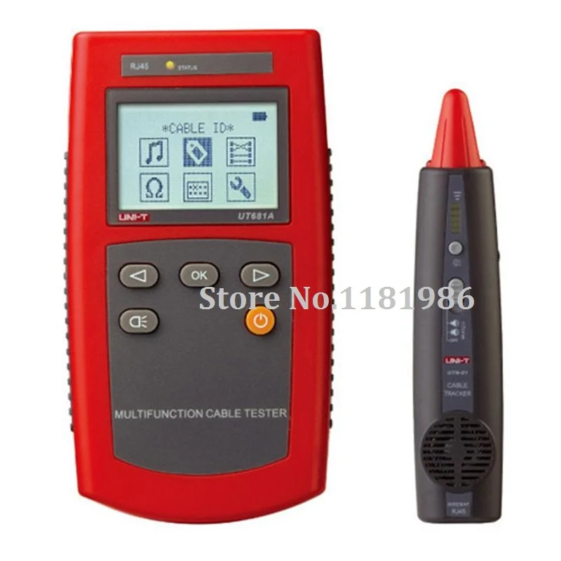 

UNI-T UT681A Multi-Function Cable Finder Set Network Tester Cable Tester Hunt Instrument Check Line Device