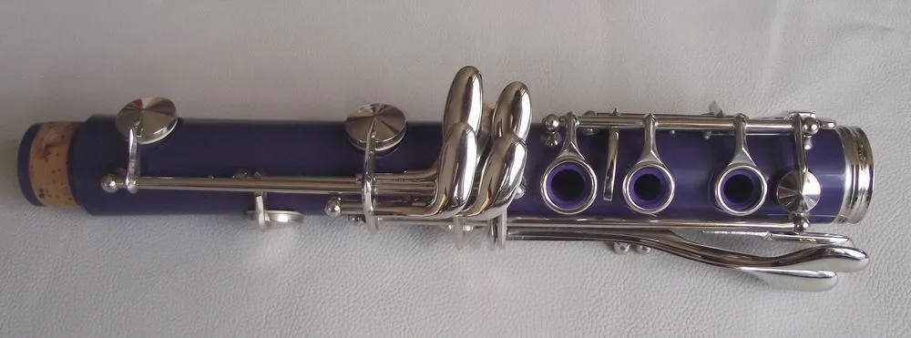 Красивый Bb сопрано фиолетовый кларнет цвет кларнет хороший звук хороший материал