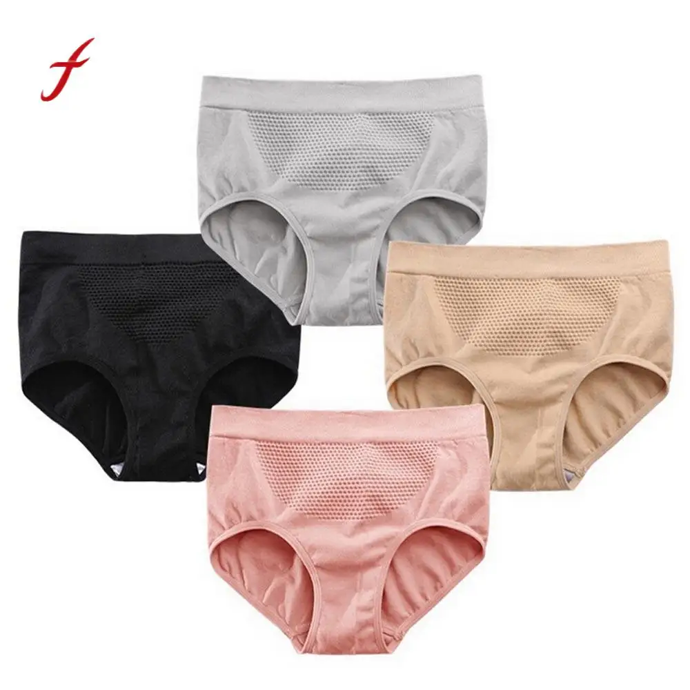 Women Invisible Underwear Thong Cotton Panties Seamless Crotch Lingerie Briefs Intimates Tanga