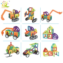 162 pcs Ímã Brinquedos Conjunto Designer Miúdos DIY Iluminar Tijolos de Construção Blocos de Construção Magnético Brinquedos Educativos Jogos Para Crianças
