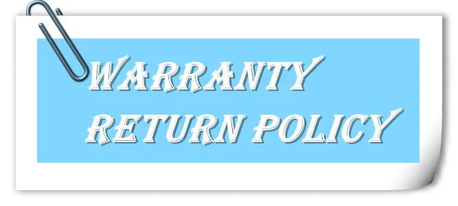 Warranty Return Policy