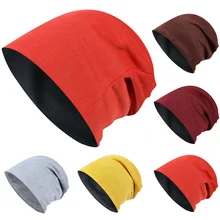 Унисекс Мужчины Женщины Сплошной Цвет Мягкая мешковатая шляпа Повседневная громоздкая теплая шапочка шляпа HATYG0019