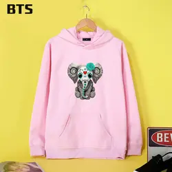 BTS Baby Elephant толстовки Mulheres Hipster брендовая Корейская толстовка женская высокое качество Harajuku женские толстовки Kawaii