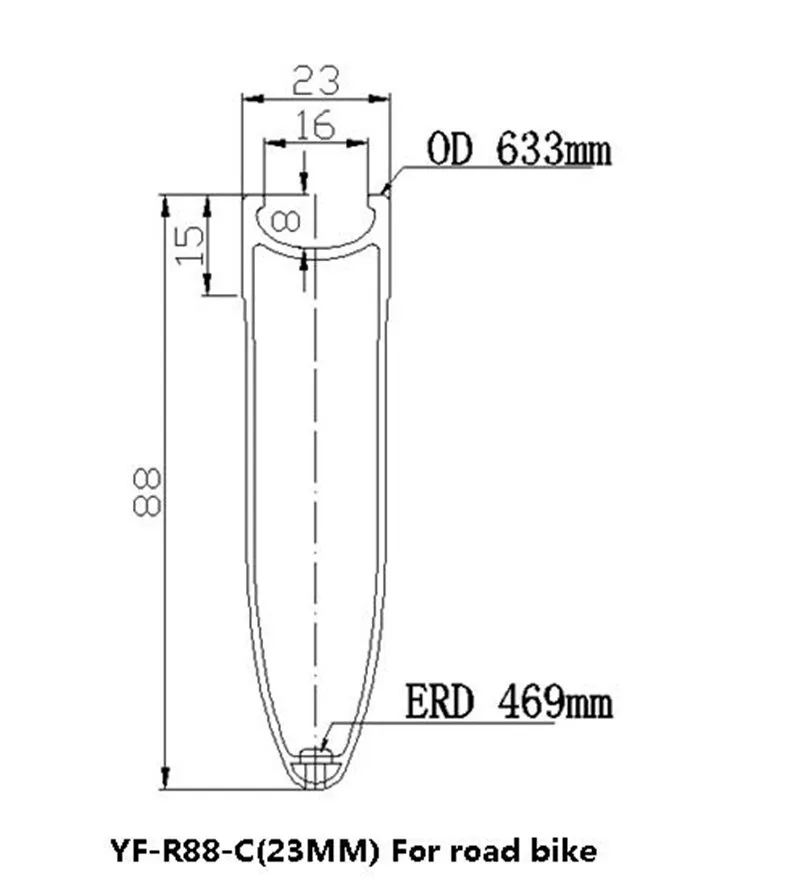 88C X23MM DRAWING