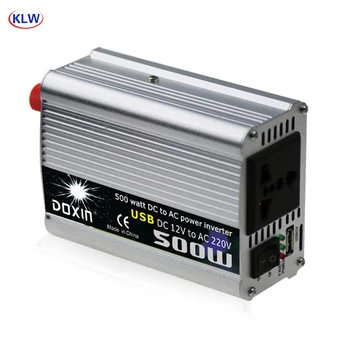 

500W Car Power Inverter Converter DC12V to AC 220V Modified Sine Wave Power with USB 5V Output car styling&car charger