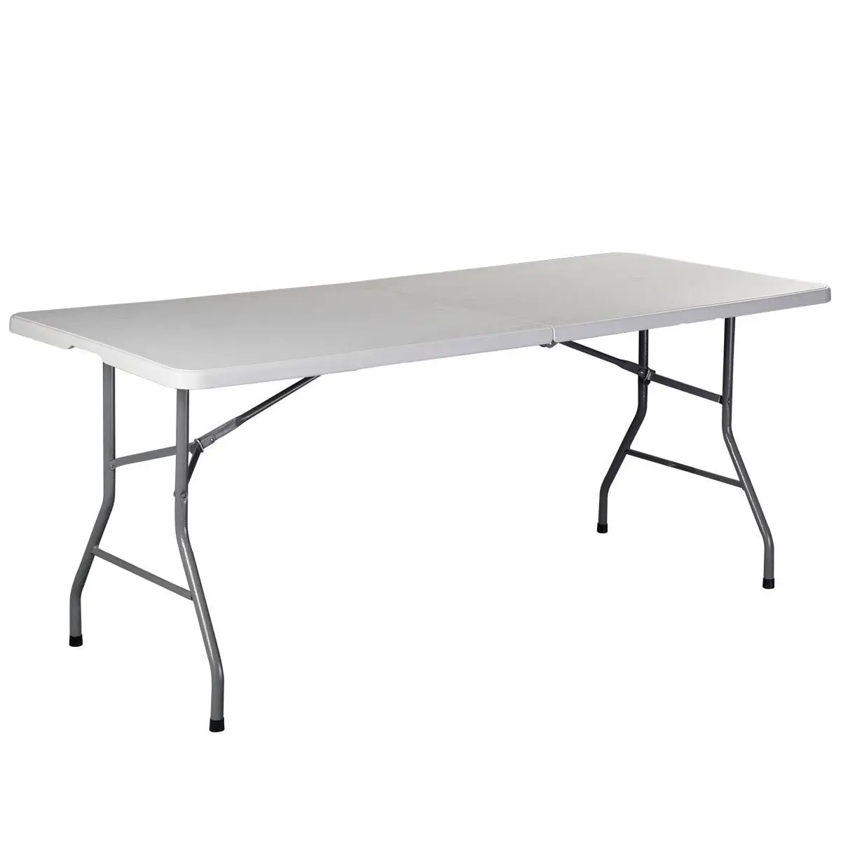 Giantex 6' Folding Table Portable Plastic Outdoor Picnic Camping Table Party Dining Tables Modern Desk Home Furniture OP2966
