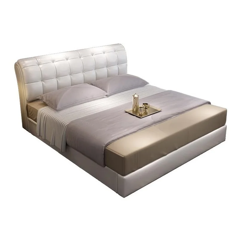 Recamaras مجموعة Letto هل Matrimoniale Bett الحديثة إطار Literas غرفة جلدية نوم الأثاث Mueble دي Dormitorio Moderna كاما السرير