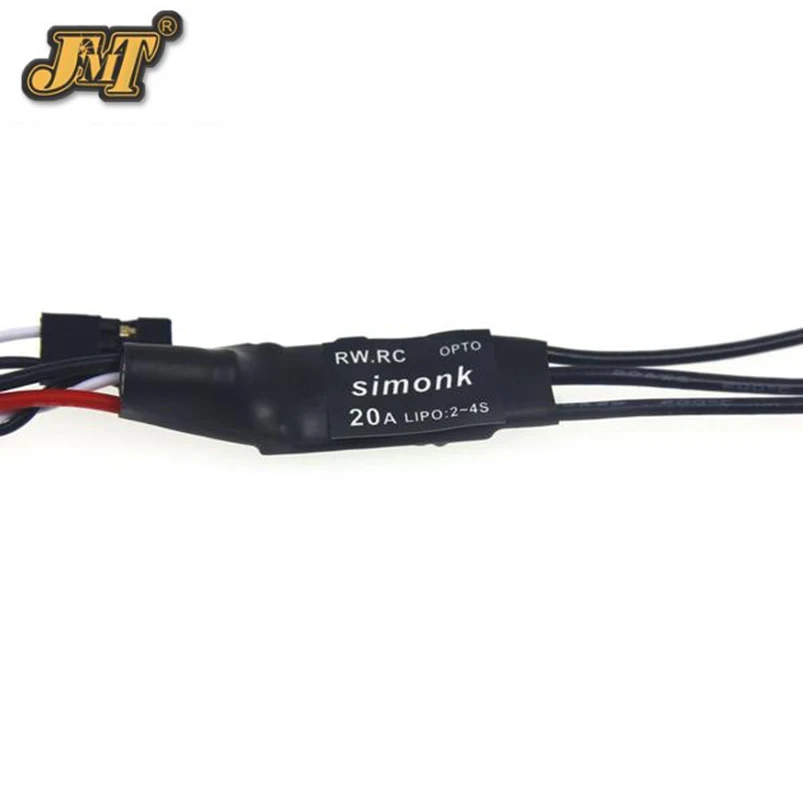 JMT Mini SimonK 16A 20A ESC OPTO 20 499Hz 18KHz PWM 2 4S for DIY FPV
