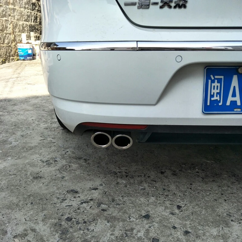 

Muffler For Volkswagen VW Passat CC 2009-2017 Stainless Steel Rear Tail Exhaust Muffler Tip End Pipes Silencer Tail Pipe 1Pcs