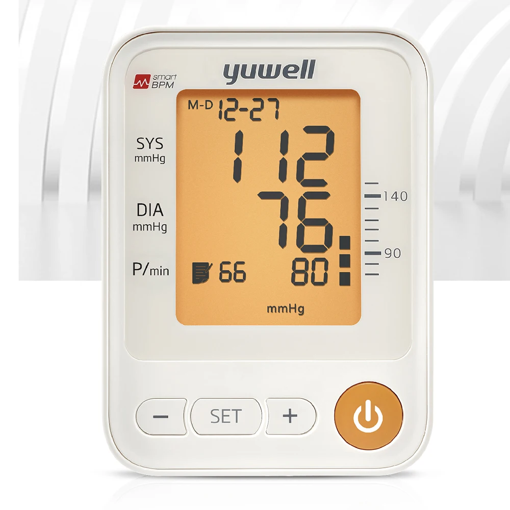 YUWELL Ye-650D рука Монитор артериального давления цифровой датчик частоты сердечных сокращений измерение автоматического