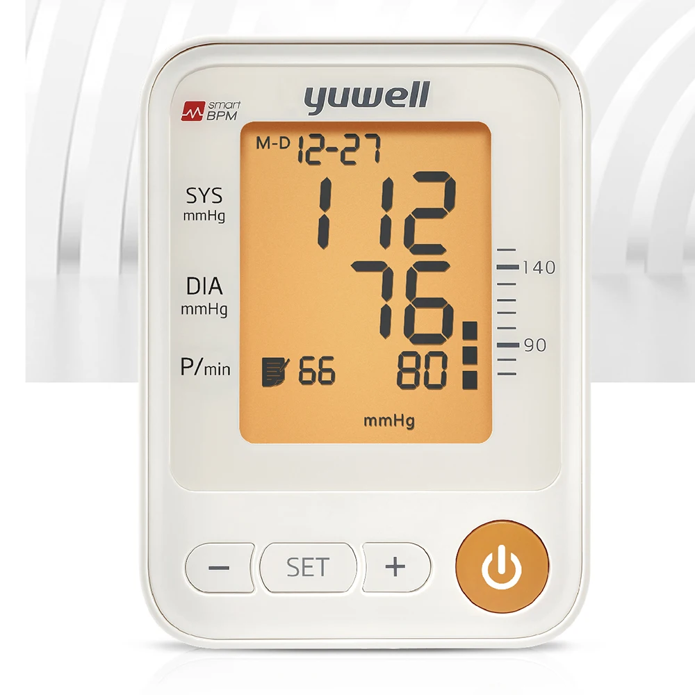YUWELL Ye 650D Arm Blood Pressure Monitor Digital Heart Rate Meter