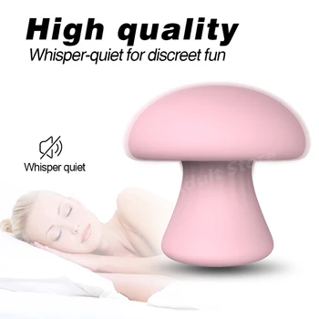 Mushroom Shape 9 Speeds Mini Strong Vibrating Eggs G Spot Clitoral Stimulation Body Massager Vibrator Adult Sex Toys for Women 3