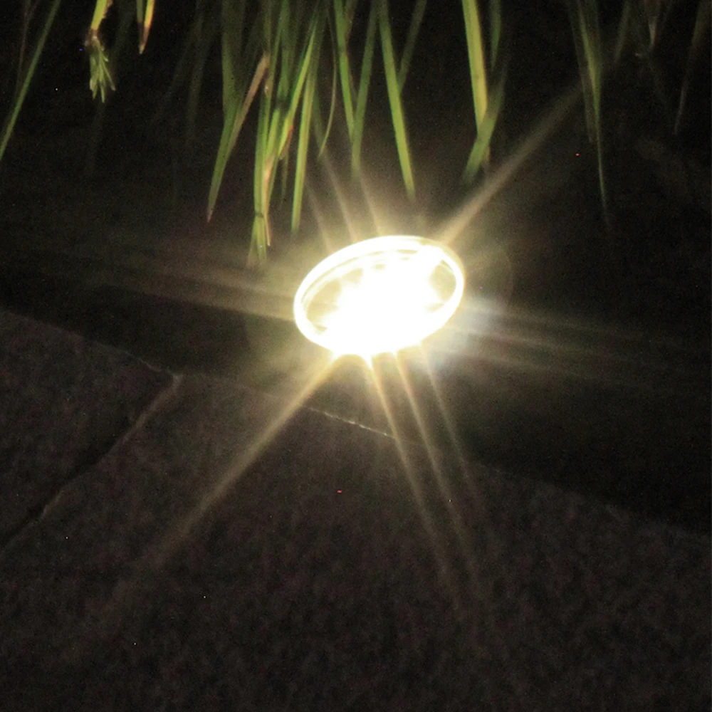 Luzes de Convés Solares à Prova Lâmpadas do Gramado para o Caminho do Jardim ao ar Decoração da Lâmpada de Fundição de Alumínio Água Enterrado Livre Holofotes Subterrâneo d' 3led 6 Cheap Lâmpadas subterrâneas