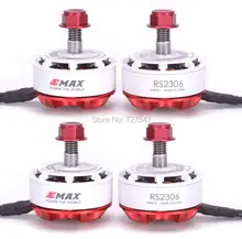 4pcs Lot Original Newest EMAX RS2306 2400KV Motor 3 4S for FPV RACER Quadcopter RC Drone