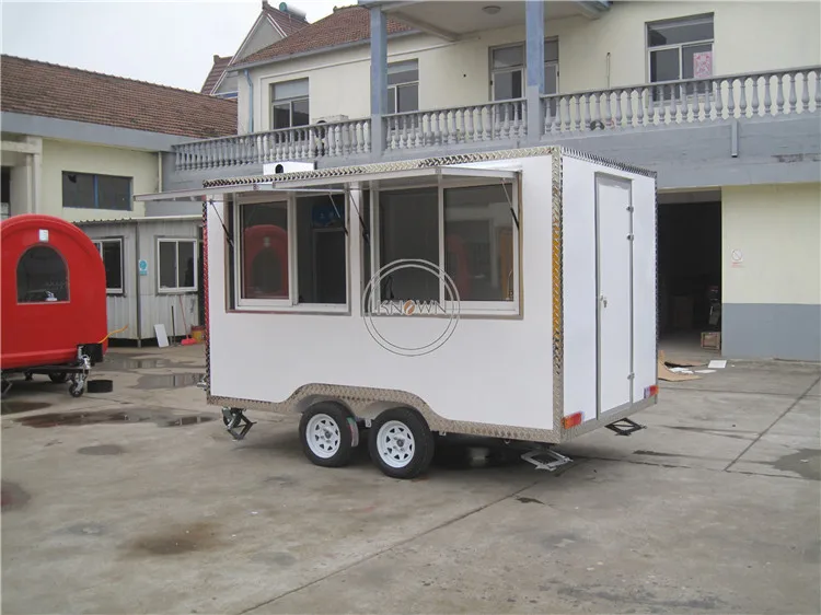 KN FS400C уличный продуктовый фургон передвижной киоск быстрого питания с низкой