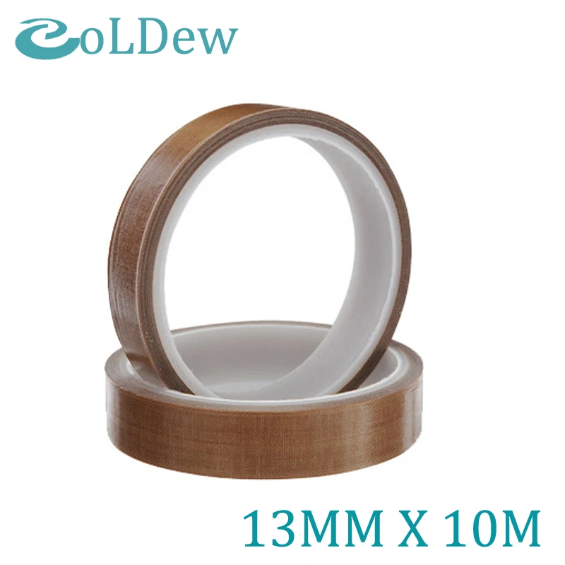 

1 ROLL 13mm*10M Teflon Adhesive Tape Cloth Hi-Temp Insulate Corrosion Resistance