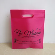 500 шт/партия, рекламируемый логотип на заказ, многоразовые нетканые хозяйственные сумки, экологически чистые нетканые сумки на заказ