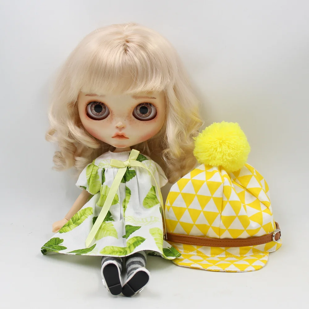 Blyth Кукла одежда новый летний свежий костюм шляпа 1/6 кукла нормальный шарнир azone