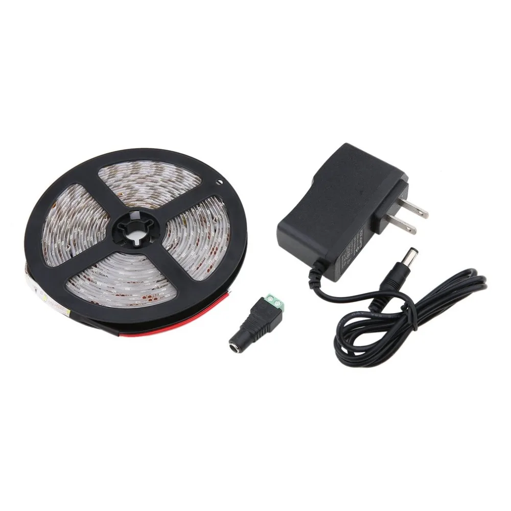 

2pcs 5M Non-waterproof RGB LED Strip Light 3528 DC12V Flexible Lighting String Ribbon Tape Lamp Home Decoration Lamp