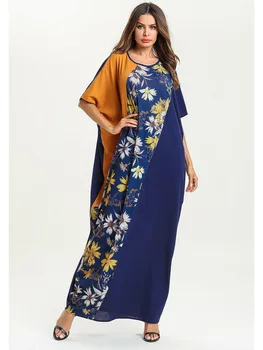 

2019 new arrival fashion style polyester muslim women plus size abaya