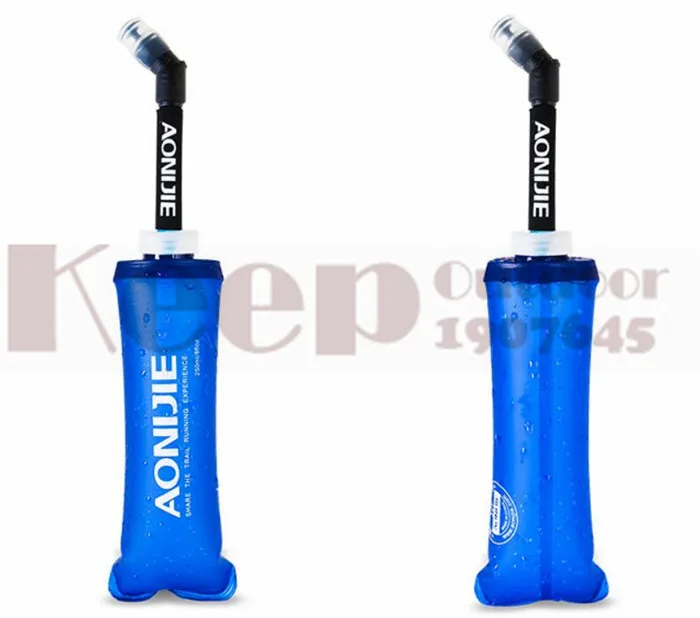 AONIJIE ТПУ Открытый Sport bottle Hydro мягкие Колбы лабораторные Бег Пеший Туризм Фитнес Велосипедный Спорт Тактический столовые воды чайник 250 мл 500