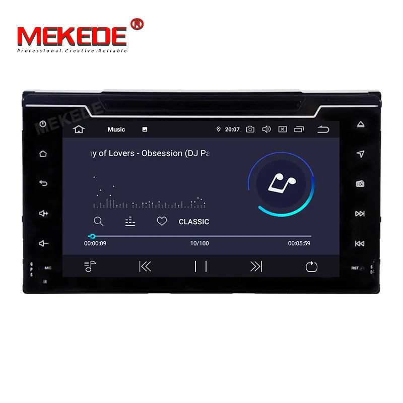 Cheap PX30 Android 9.0 Car DVD Player for Toyota Corolla Auris Fortuner Estima vios Innova 2016 2017 2018 gps navigation car player 3