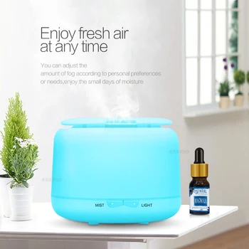 

KEBEIER 300ml Ultrasonic Humidifier Aroma Essential Oil Diffuser Mist Humidifier aromatherapy diffuser With 7 Color LED
