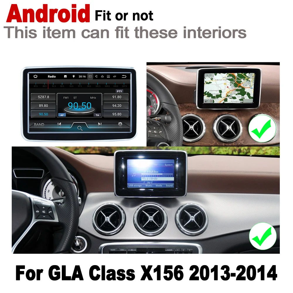 Clearance For Mercedes Benz GLA Class X156 2013~2014 NTG HD Screen Android 7.0 up IPS car player original Style Autoradio gps navigation 1