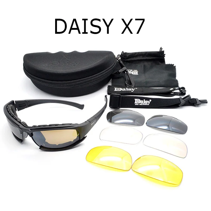 Kaufen Daisy X7 Polarisierte Armee Brille Sonnenbrille Männer Military Sonne Gläser Für Männer Desert Storm Krieg Spiel Tactical YQ162