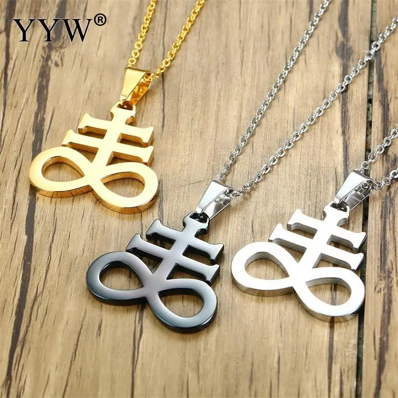 

Free Shipping!!!Stainless Steel Jewelry Necklace Female Pendant Necklaces Charm Men Fashion Jewelry Making Black Gold