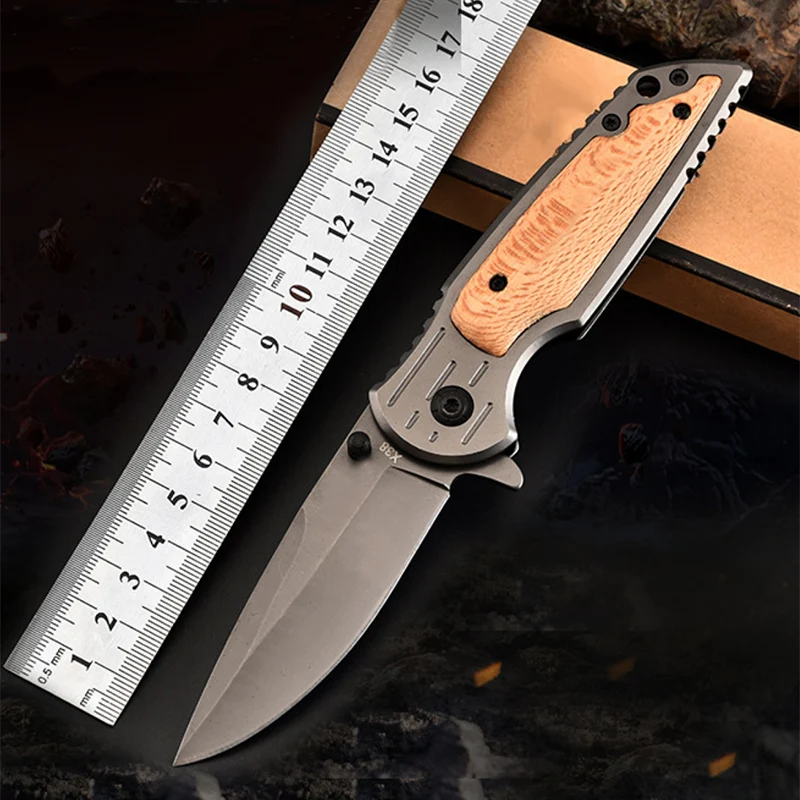 

Free shipping 440c Steel Folding Knife Pocket Knife Outdoor Camping Hunting Survival Knives EDC Tools