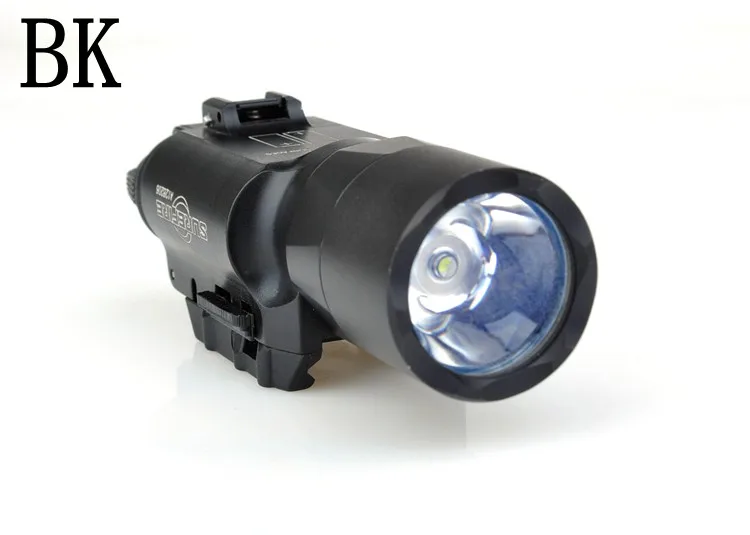 Element Airsoft тактический фонарь вспышка светильник Surefir X300 пистолет светильник 370 люмен Surefir X300U пистолет светильник X300 EX359 - Цвет: Черный