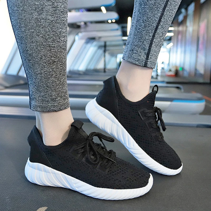 

Women Casual Shoes Summer 2019 Spring Women Walking Shoes Fashion Breathable Lace-Up Women Mesh Sneakers