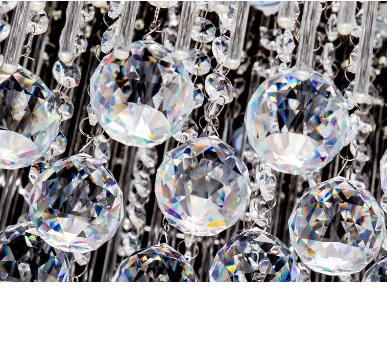 Sala de Estar Iluminação de Teto Lmparas de Techo Luz de Teto Cristal Levou Lâmpada Lustre Quarto Luminárias Plafonnier Rodada Luxo 11 Luzes de teto