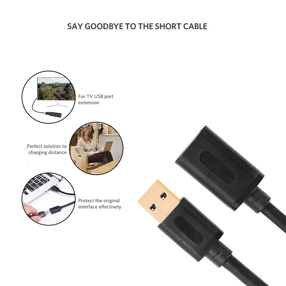 USB3.0 2.0 к удлинителю Кабель для передачи данных Mini USB Switch Удлинительный кабель Удлинительны