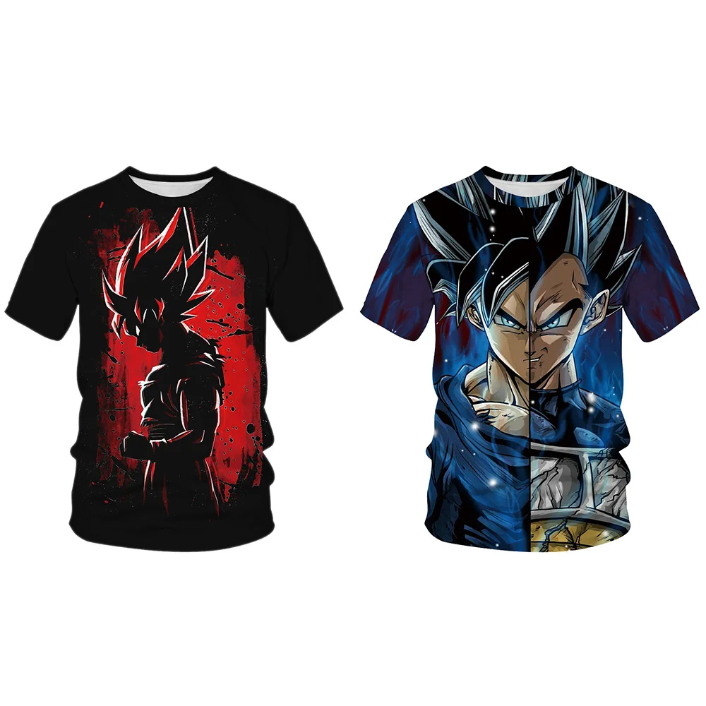 

Dragon Ball Z Ultra Instinct Goku Super Saiyan Men Tshirt 3D Printed Summer Dragon Ball t shirt Funny Men Shirt