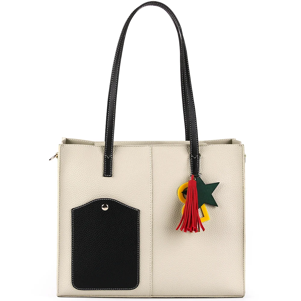 

MIYACO Litchi Pattern Soft Leather Women Shoulder Bags Casual Handbags Female Trunk Tote Women Bag Ladies Large Bolsos