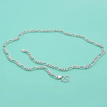 

Fashion Men's 925 sterling silver necklace simple solid silver necklace 6mm56cm men's popular jewelry birthday present for lover